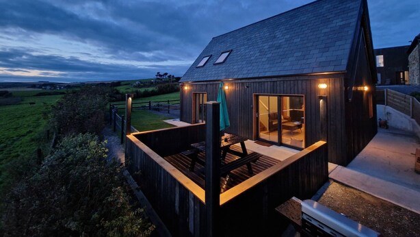 Loft, 2 Bedrooms, Accessible | Terrace/patio - Black Lodge - Sea View With Deck & Garde (Kinsale)