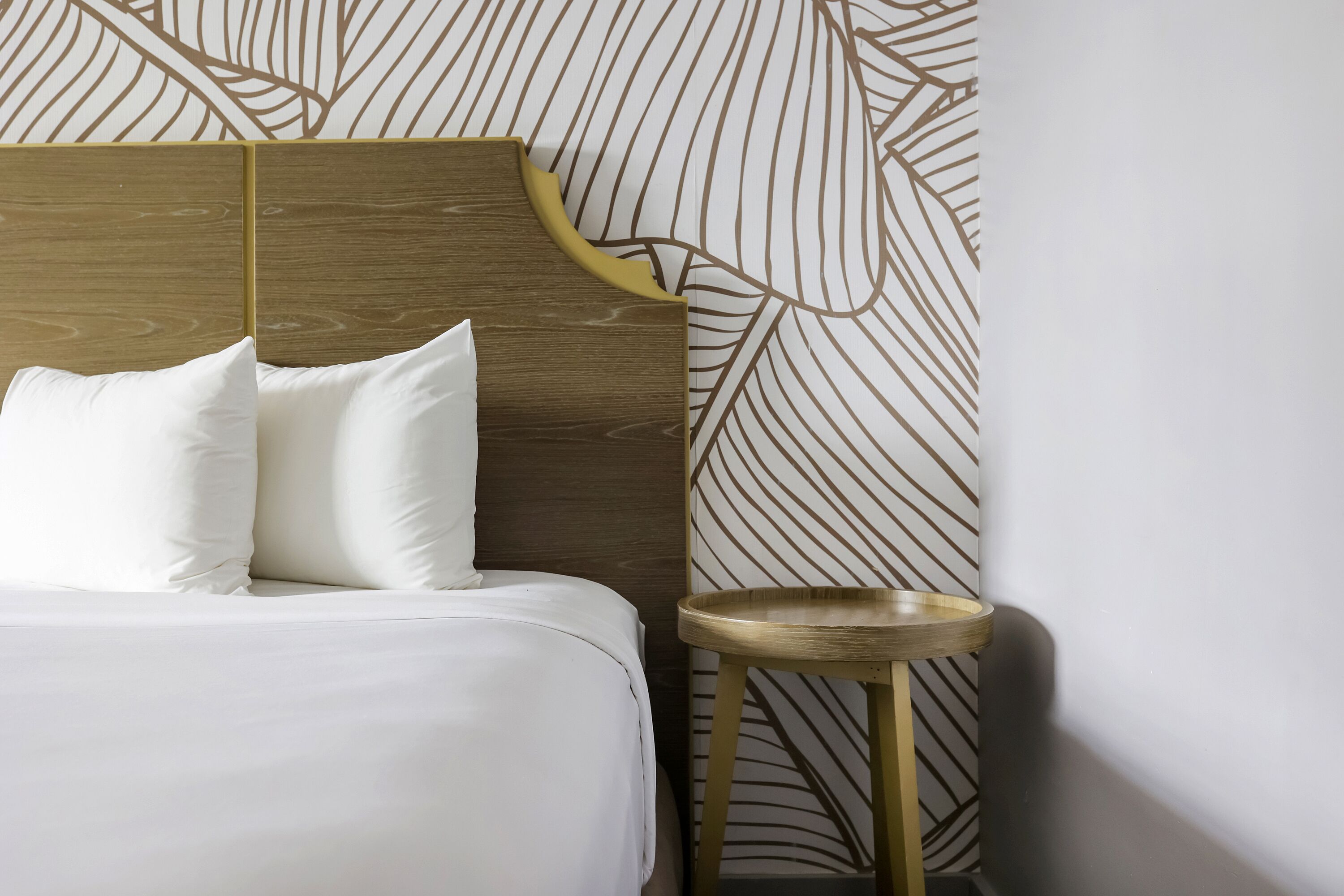 Standard Double Room, 2 Double Beds, Private Bathroom | In-room safe, desk, laptop workspace, blackout drapes