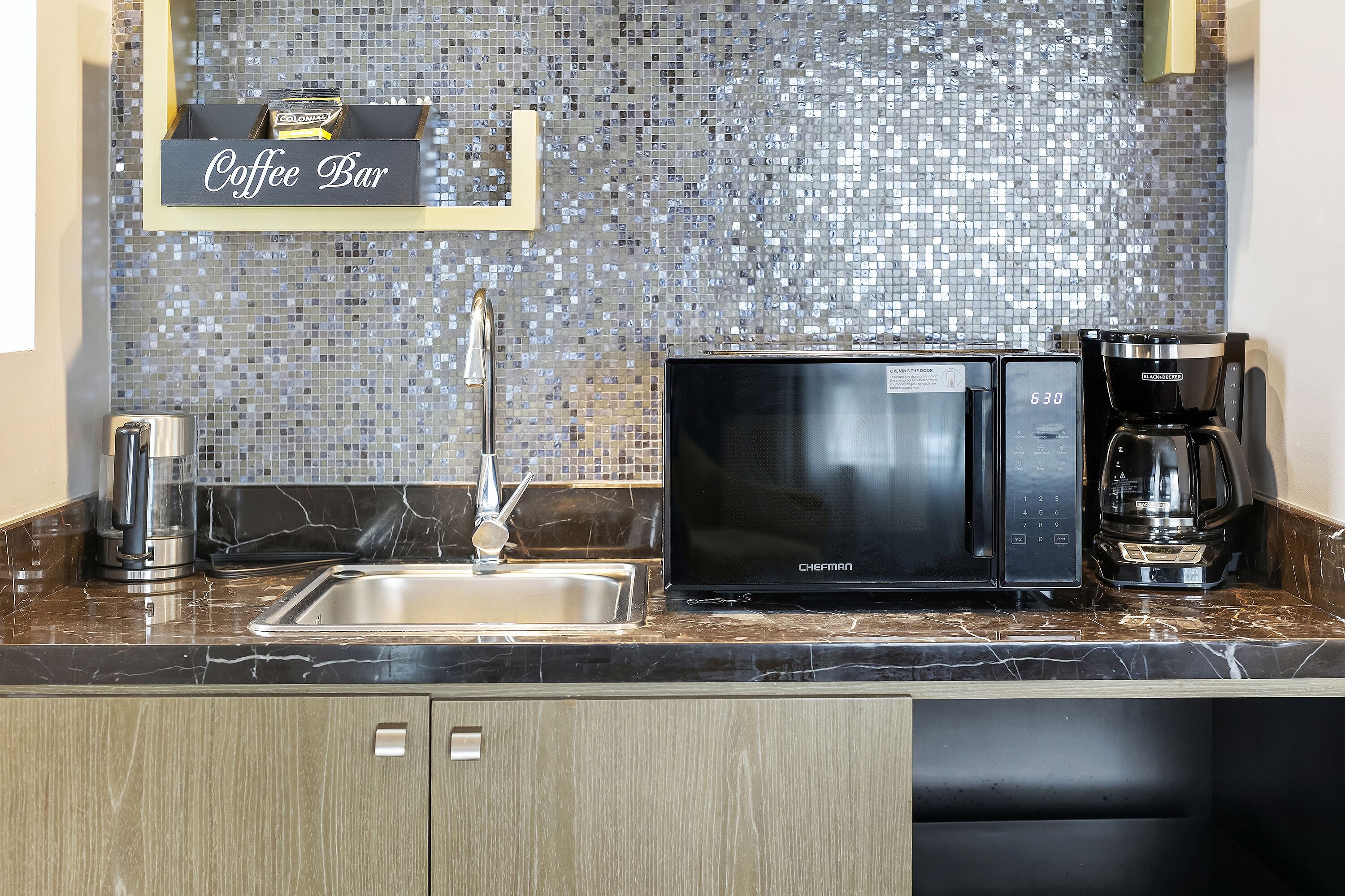 Superior Double Room, 2 Double Beds, Kitchenette, Bay View (Self check-in) | Private kitchenette