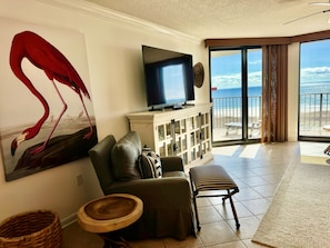 Smart TV - 3 BR Gulf-Front Orange Beach Condo | Balcony Views, Pools & Beach Access! (Orange Beach)