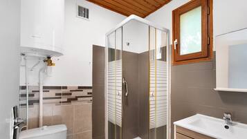 Shower, hair dryer