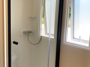 Hair dryer, towels - Cozy mobile home for 2 with equipped kitchen (Pordic)