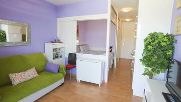 1 habitación y ropa de cama