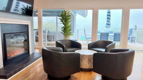 Luxury Beachfront Retreat w/ Private Dock & Pet-Friendly