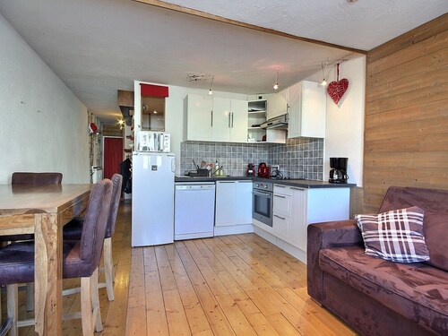 Spacieux studio cabine pour 4 personnes à Plagne Centre