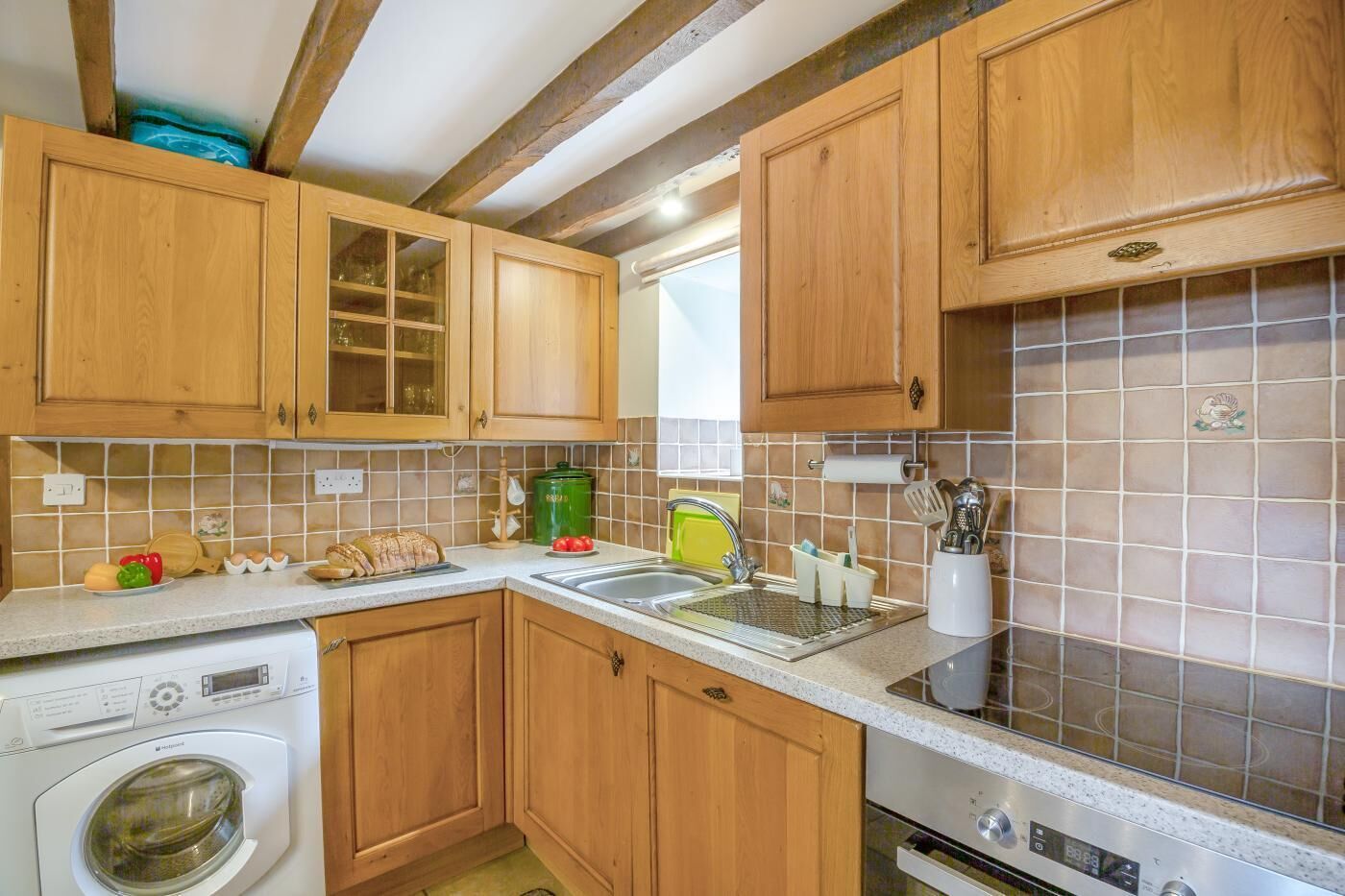 Microwave, oven, dishwasher, highchair