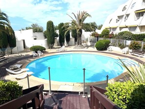 Pool - 2-room apartment in La Grande Motte for 3 people - Direct beach access (La Grande-Motte)
