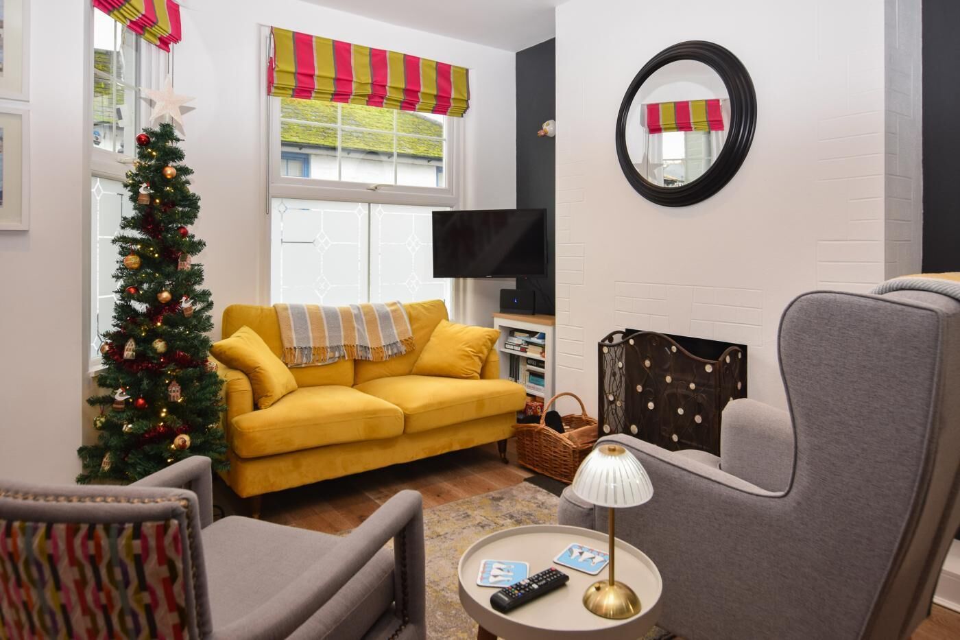 تلفزيون، مدفأة