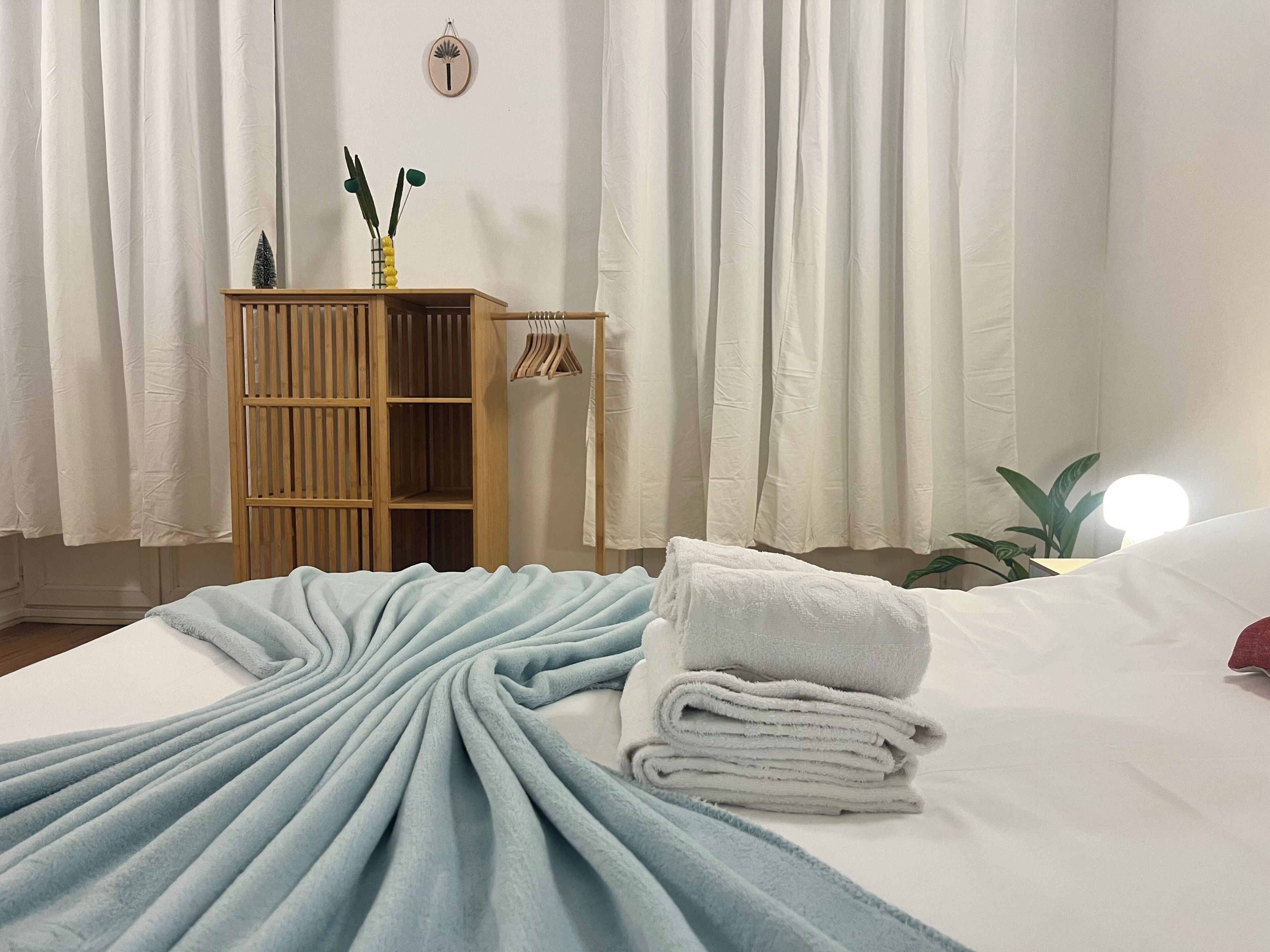 Iron/ironing board, internet, bed sheets