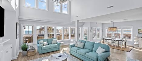 TV connectée, cheminée