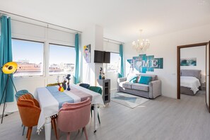 Apartment | Living area - Rental in Rome Laterano View Apartment (Rome)