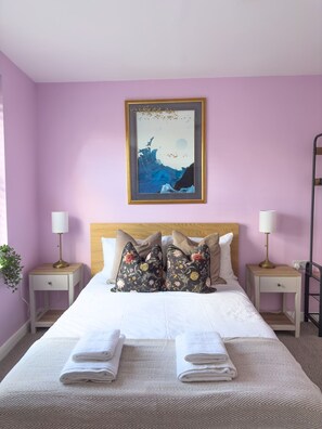 Premium Apartment, Ensuite, City View | Desk, laptop workspace, iron/ironing board, free WiFi