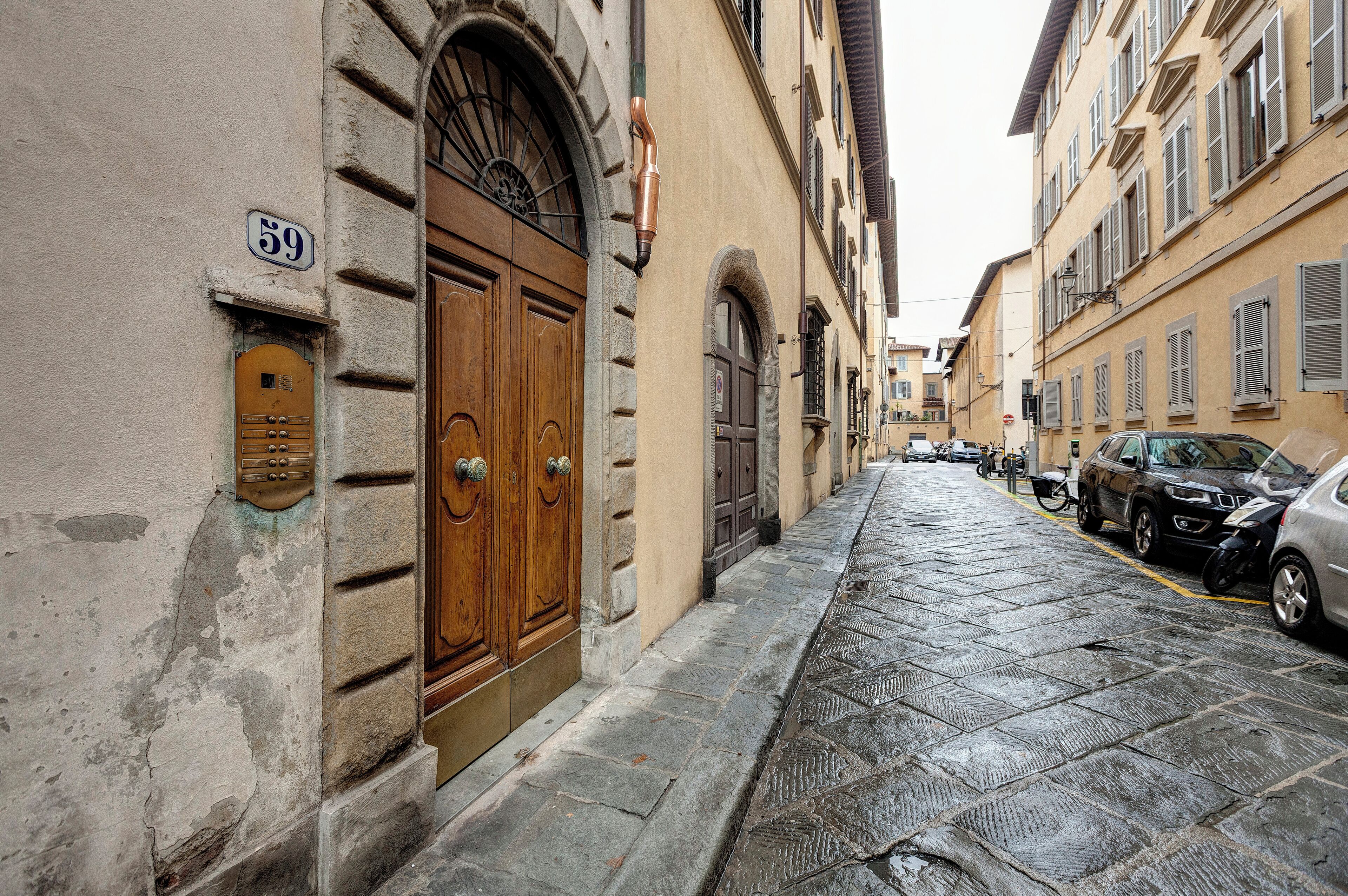 Façade de l’hébergement