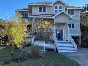 Exterior - Escape to beautiful 4 BR home, Brightside OBX—Your Corolla Beach Retreat Awaits! (Corolla)