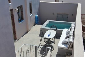 Outdoor dining - SV Mansion Oia (Oia)