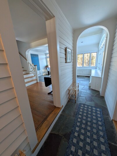 cozy home with mountain views.