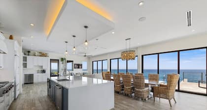 Bella Vista: Oceanside Villa with Heated Pool, Jacuzzi, + Alfresco Dining Gazebo