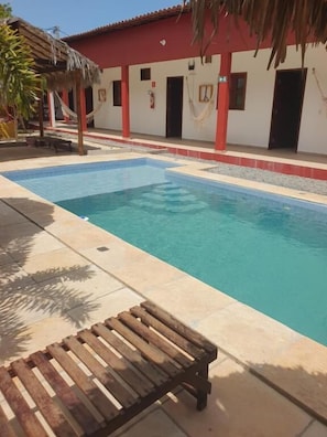 Outdoor pool, open 8:00 AM to 9:00 PM, sun loungers - Maruá Pousada da Lagoa (Jijoca de Jericoacoara)