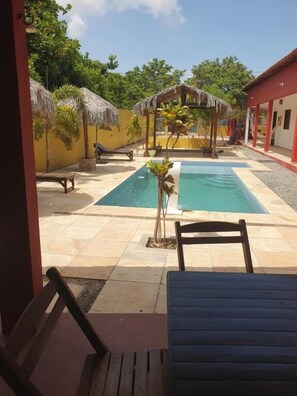 Outdoor pool, open 8:00 AM to 9:00 PM, sun loungers - Maruá Pousada da Lagoa (Jijoca de Jericoacoara)