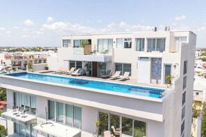 Exterior - Beautiful view and location, roof terrace with sea view! (Playa del Carmen)