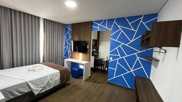 Economy Twin Room, City View | Laptop workspace, blackout curtains, iron/ironing board, free WiFi