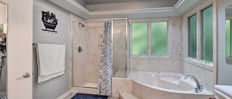 Hair dryer, towels