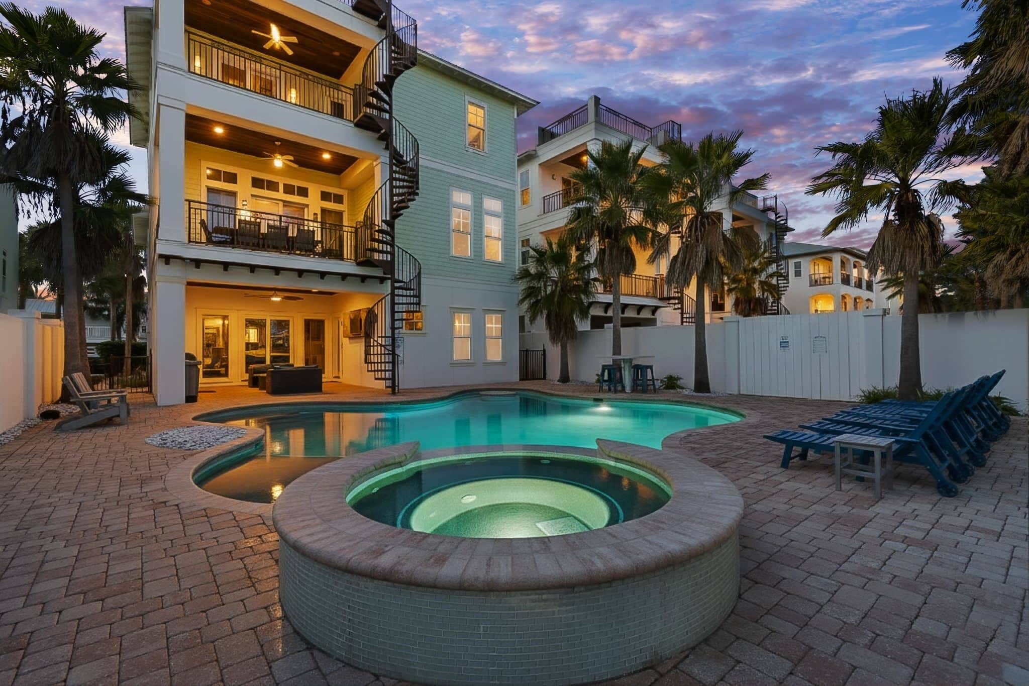 Außenpool, beheizter Pool