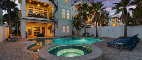 Außenpool, beheizter Pool