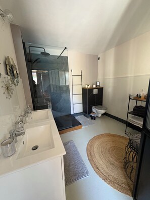 Hair dryer, towels, soap, toilet paper - Country house near Chambord, SPA and swimming pool for 14 people (Montlivault)