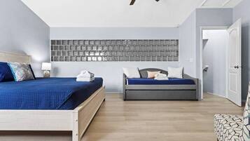 2 chambres, bureau, lit parapluie, Wi-Fi gratuit