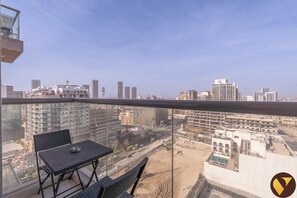 Luxury Apartment, Balcony, Pool View | Balcony - Jeewar JVC near Circle Mall Pool Gym (Dubai)