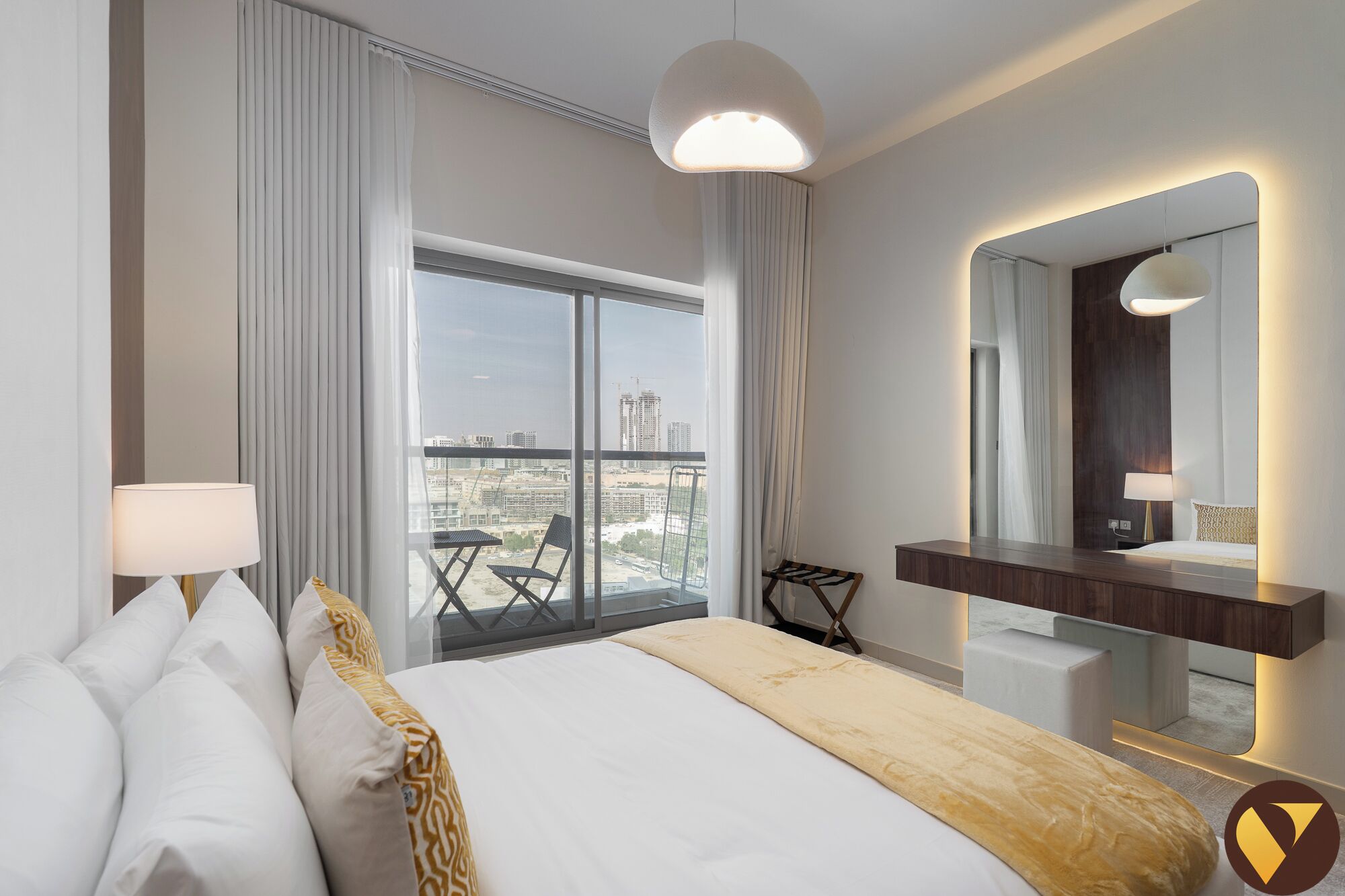 Luxury Apartment, Balcony, Pool View | In-room safe, iron/ironing board, cribs/infant beds, free WiFi