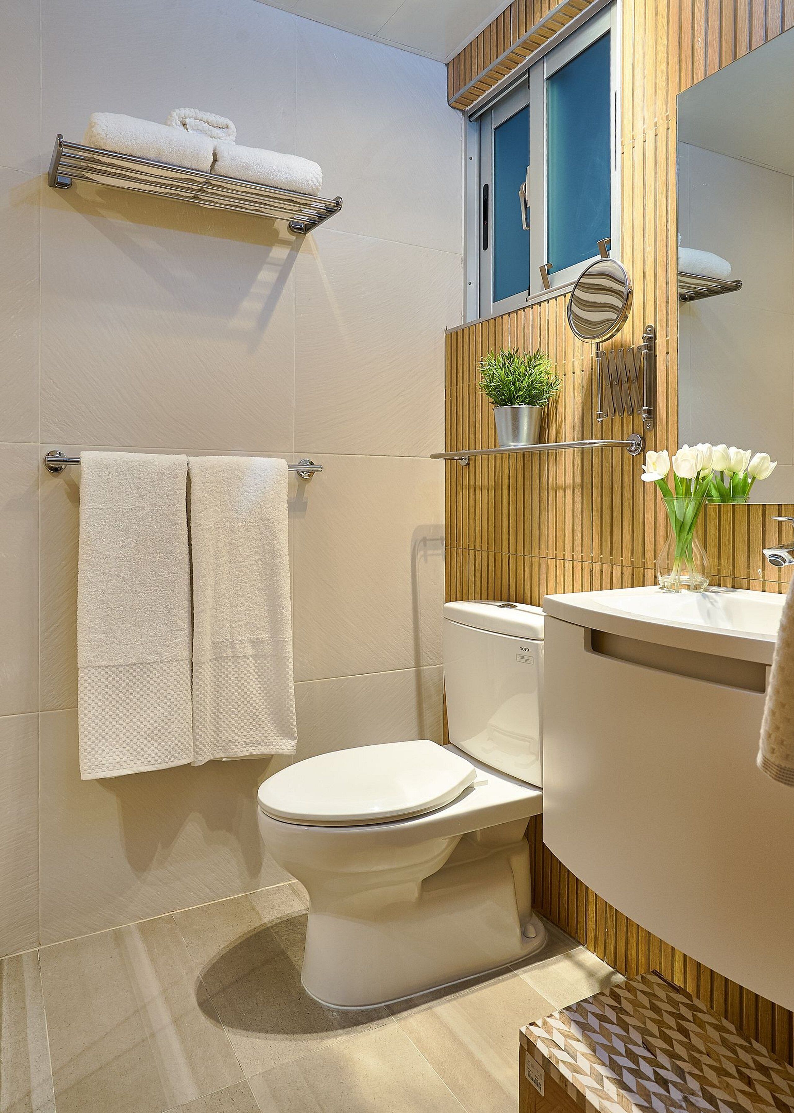 Căn hộ Superior | Phòng tắm | Buồng tắm vòi sen, đồ dùng nhà tắm miễn phí, máy sấy tóc, khăn tắm 