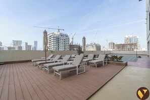 Outdoor pool - Vogue | Jeewar By Badr JVC near Circle Mall (Dubai)