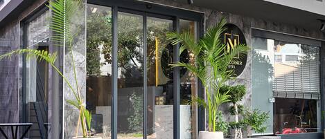 Fassade der Unterkunft