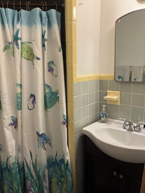 Towels, soap, toilet paper