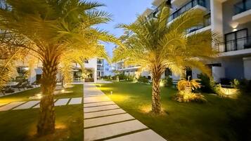 Overnatningsstedets område