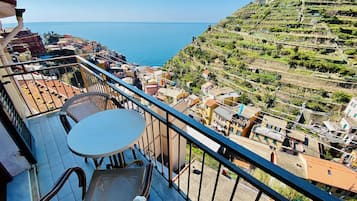 Panoramic-Apartment, Mehrere Betten, Klimaanlage, Meerblick | Strand-/Meerblick