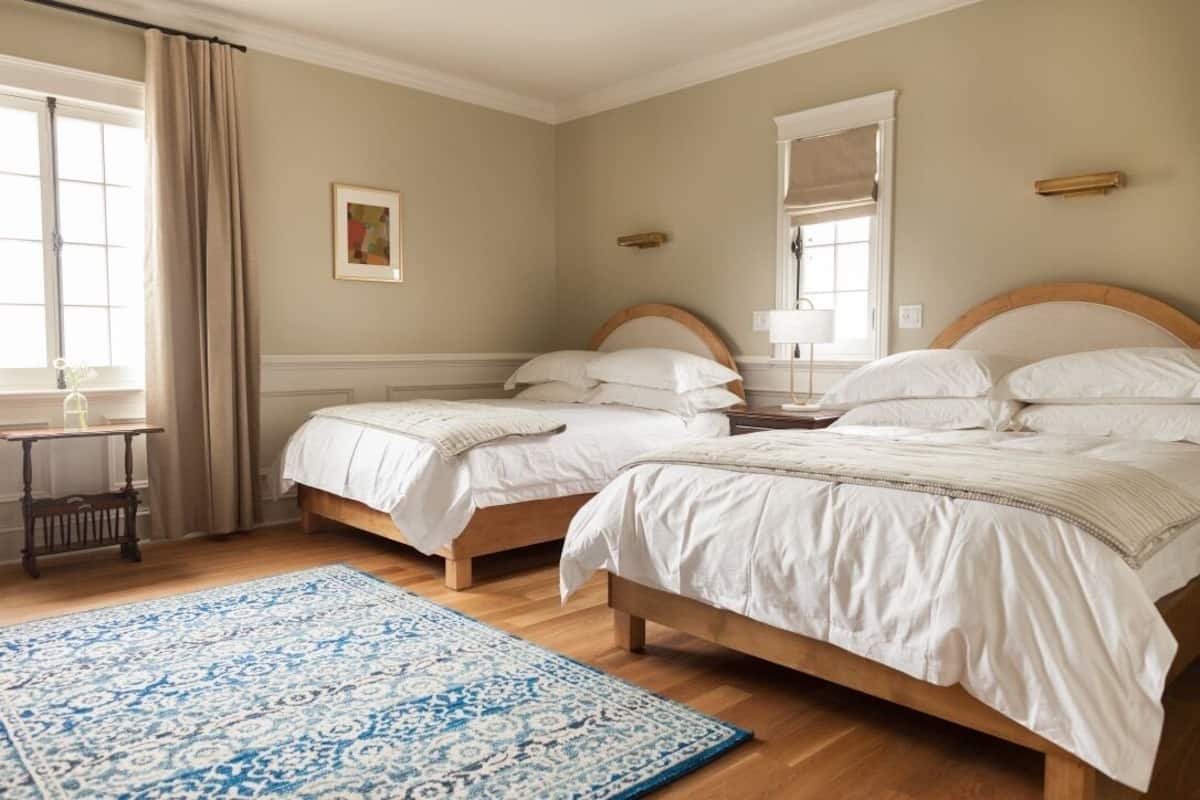 Habitación familiar con 1 cama matrimonial o 2 individuales, vista al lago | Wifi gratis