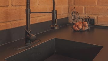 Cabaña familiar, vistas a la montaña | Cocina privada | Frigorífico