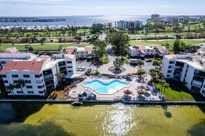 Exterior - Waterfront Retreat in St. Petersburg – Spacious 2-BR Condo with Balcony & Pool (Isla Del Sol)