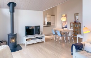 TV connectée, cheminée