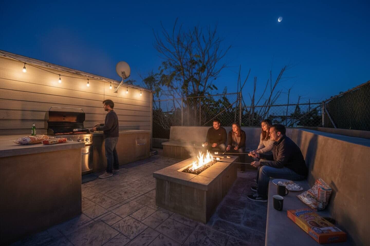 Terrain de l’hébergement 