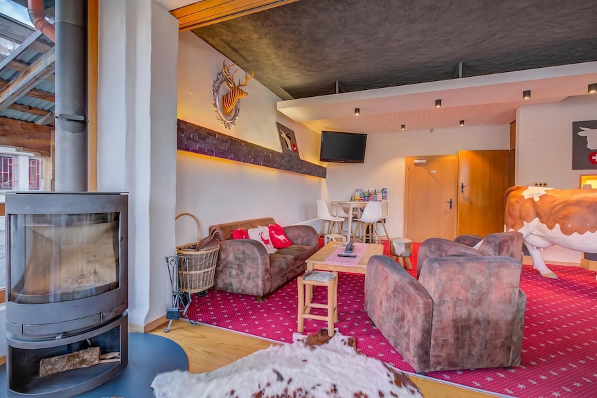 Hotel Relais Alpin Twin Room Ski In-out 2, Les Mosses, Switzerland - Leysin
