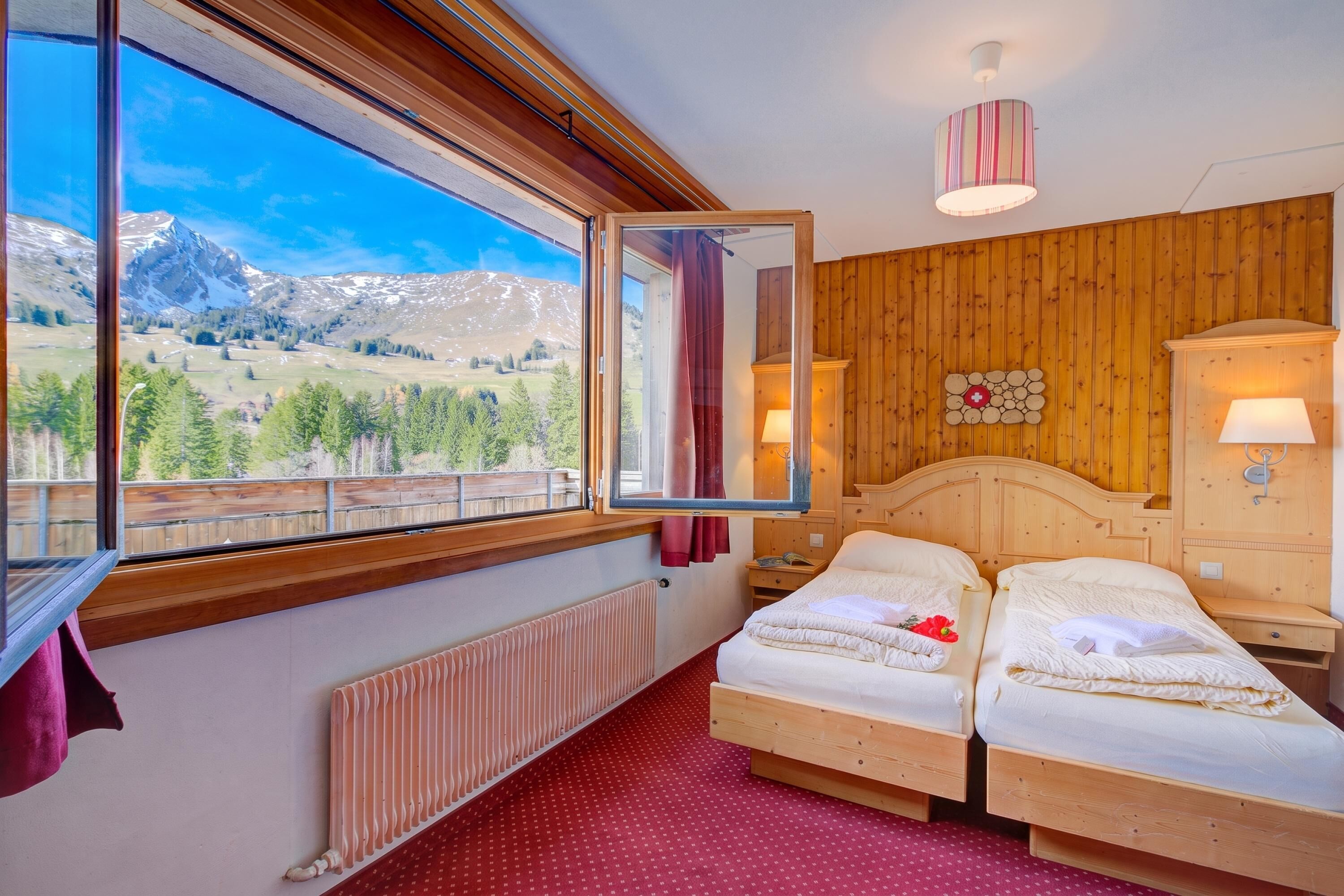Wifi gratis y ropa de cama