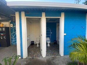 Towels, soap, toilet paper