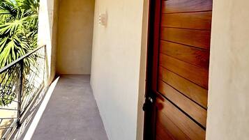 Deluxe Double Room, 1 King Bed, Balcony, Pool View | In-room safe, laptop workspace, free WiFi