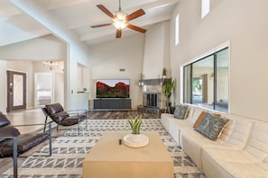 House, Multiple Beds, Pool Access, Pool View (Scottsdale Clubhouse) | Living area - Scottsdale Clubhouse With Pool and Basketball (Scottsdale)