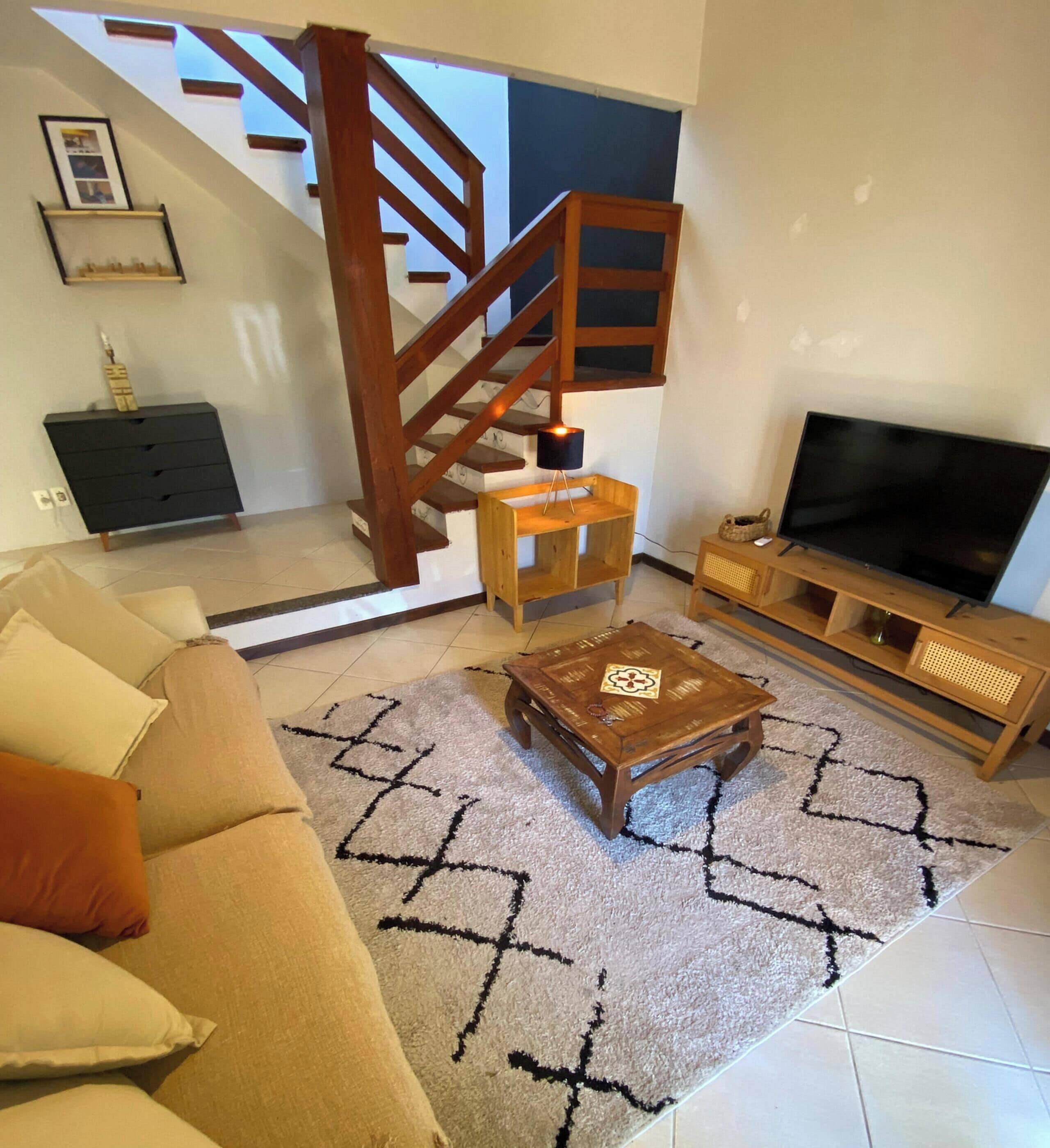 Maison Lune de Miel, bain à remous | Coin séjour