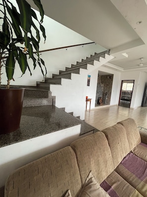 Living area - Hostel casarão (São Vicente)